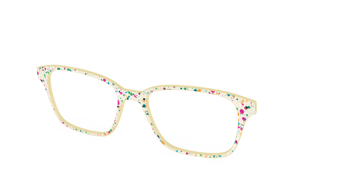 The Shimmer Speckled Egg - Angle Top Image - Pair Eyewear