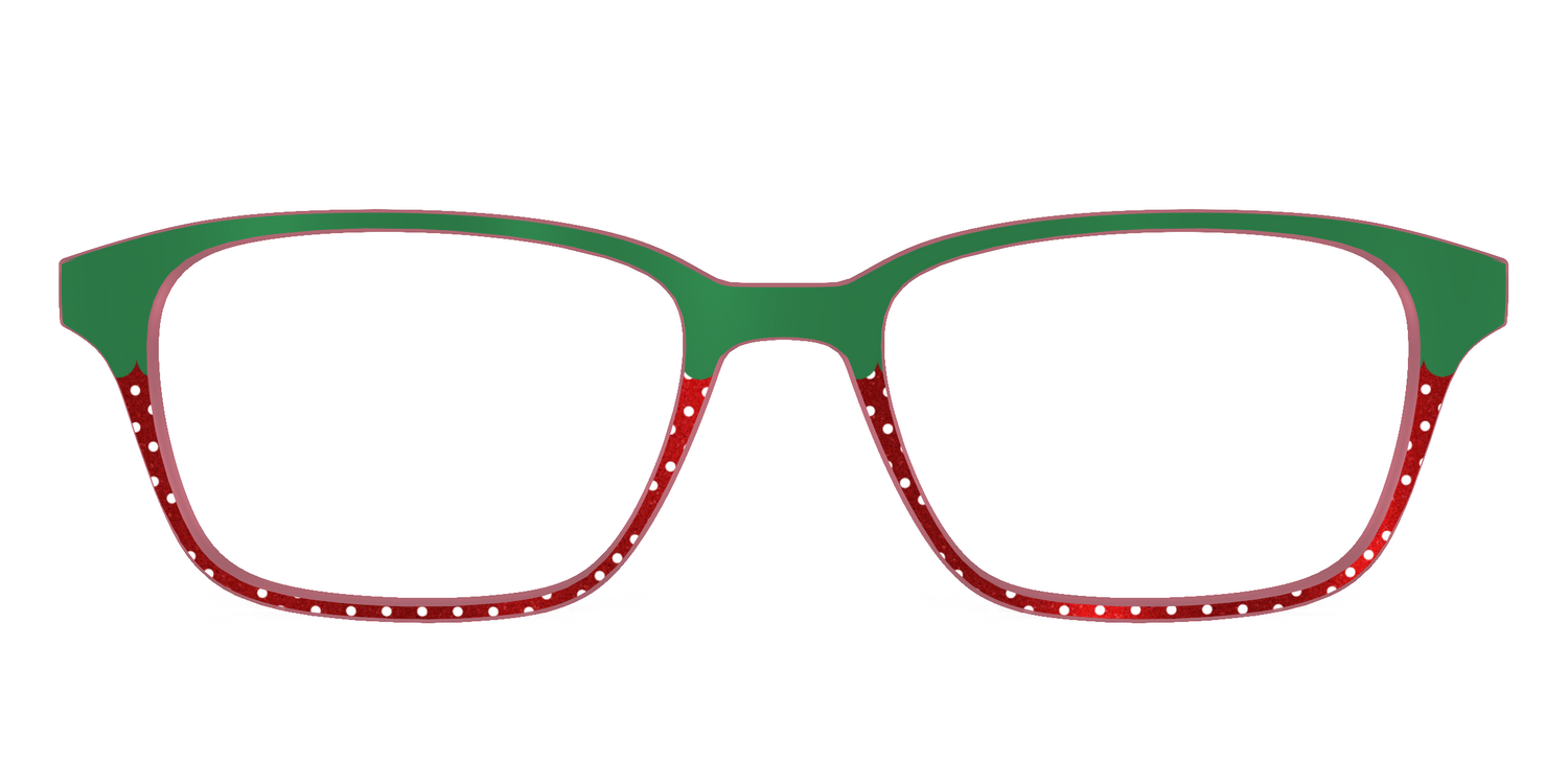 The Shimmer Strawberry - Front Top Image - Pair Eyewear
