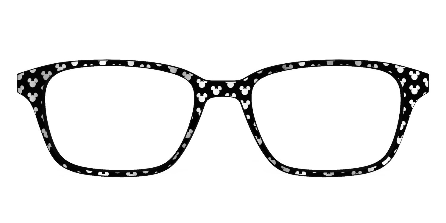 The Silver Foil Mickey - Front Top Image - Pair Eyewear