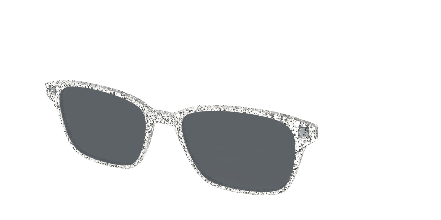 The Polarized Silver Sparkle Sun Top - Angle Top Image - Pair Eyewear