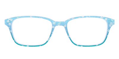 The Sky Blue Crystal with Daisy Glitter - Front Top Thumbnail - Pair Eyewear