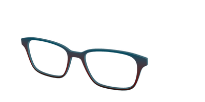 The Teal to Espresso Gradient - Angle Top Thumbnail - Pair Eyewear