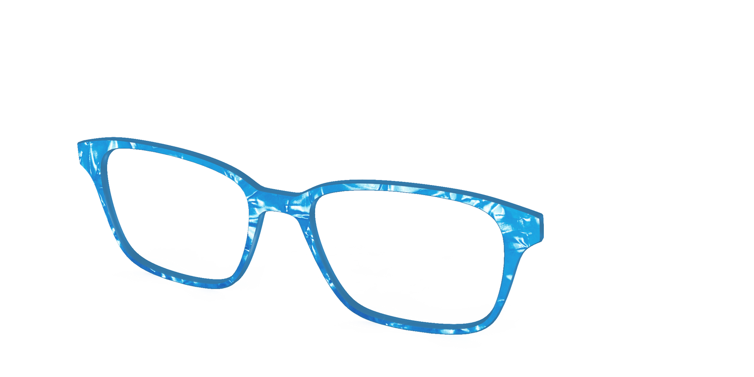 The Topaz Pearl Marble - Angle Top Image - Pair Eyewear
