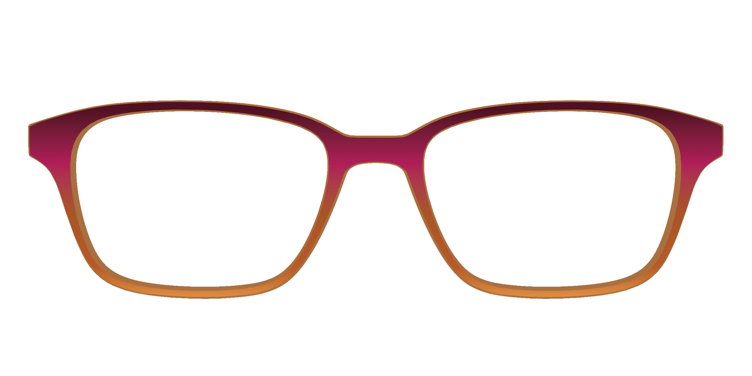 The Umber to Ochre Gradient - Front Top Image - Pair Eyewear