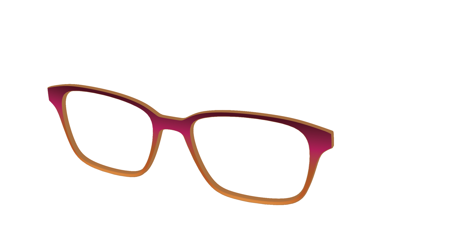 The Umber to Ochre Gradient - Angle Top Image - Pair Eyewear