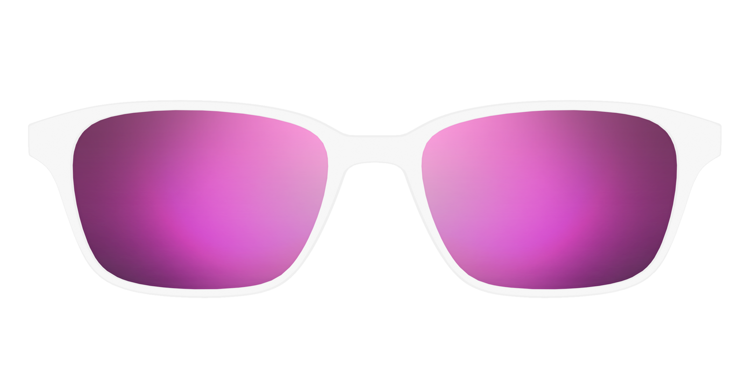 The Polarized White Sun Top - Front Top Image - Pair Eyewear