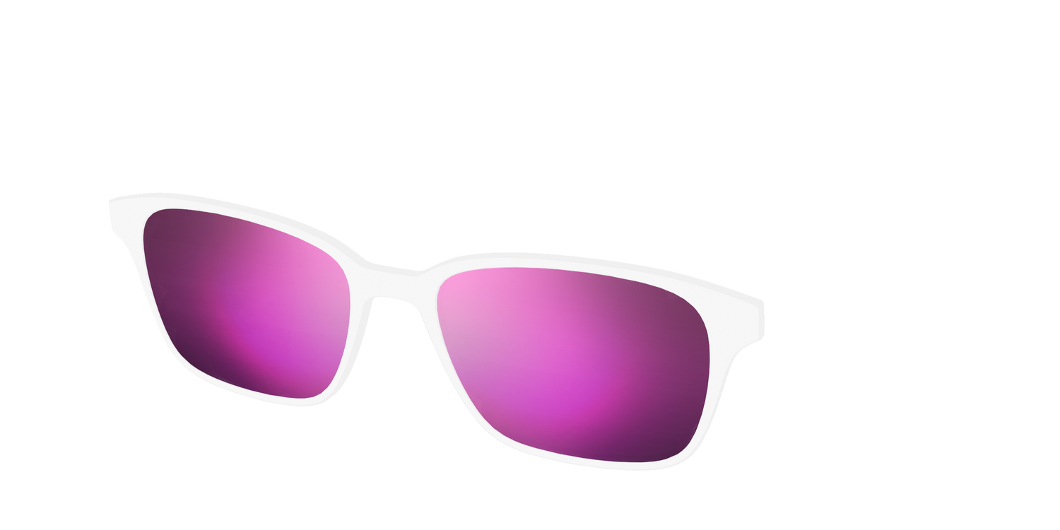 The Polarized White Sun Top - Angle Top Image - Pair Eyewear