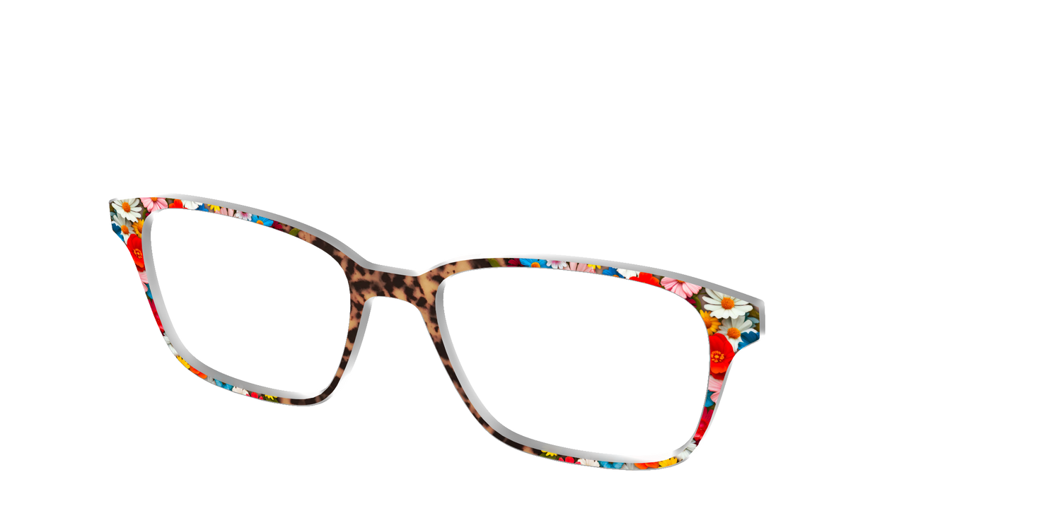 The Wildflower Tortoise - Angle Top Image - Pair Eyewear