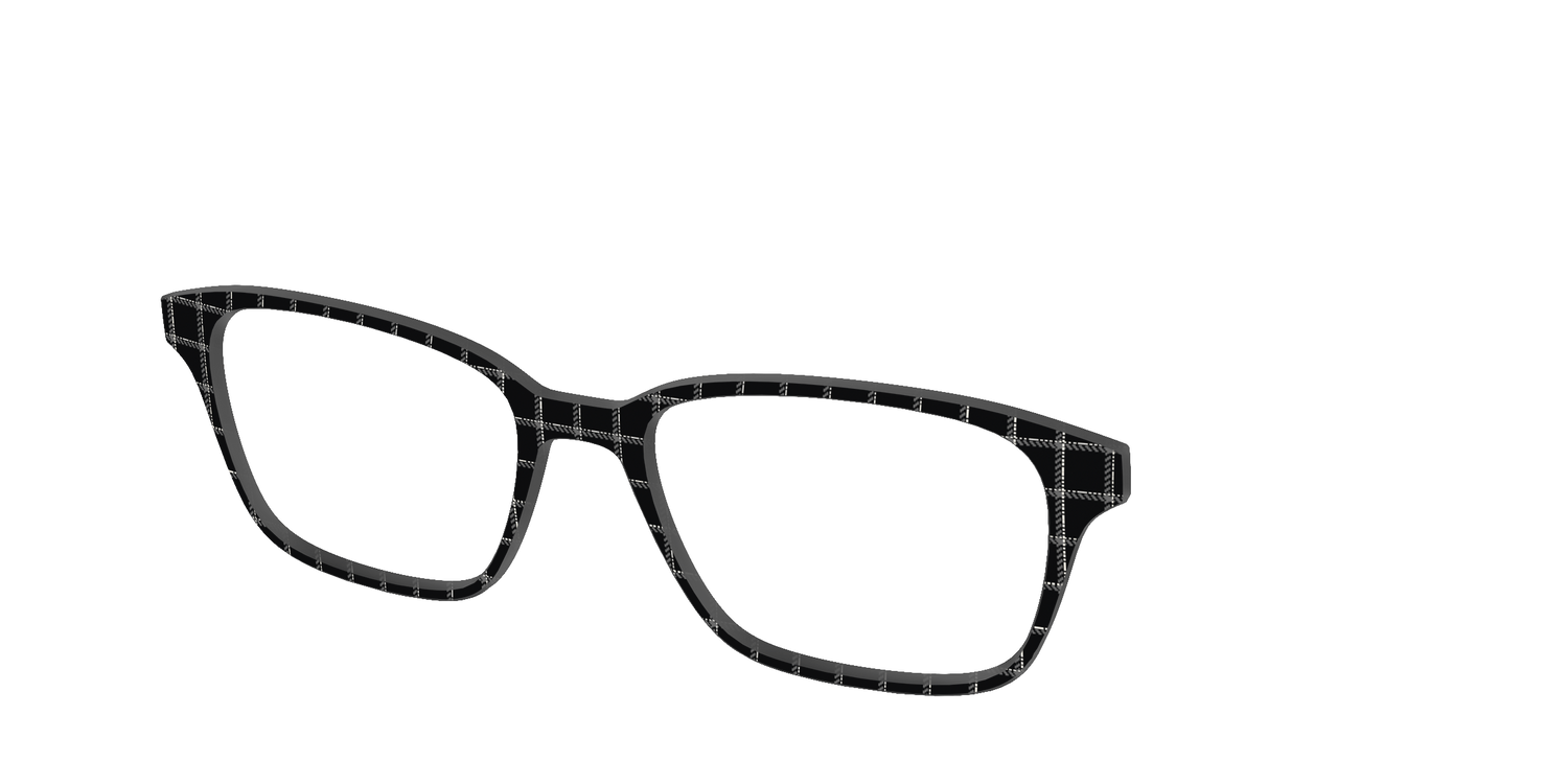 The Windowpane Plaid - Angle Top Image - Pair Eyewear