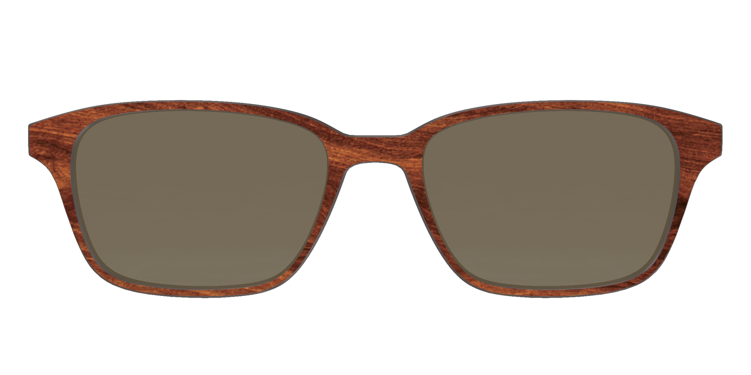 The Polarized Woodgrain Sun Top - Front Top Image - Pair Eyewear