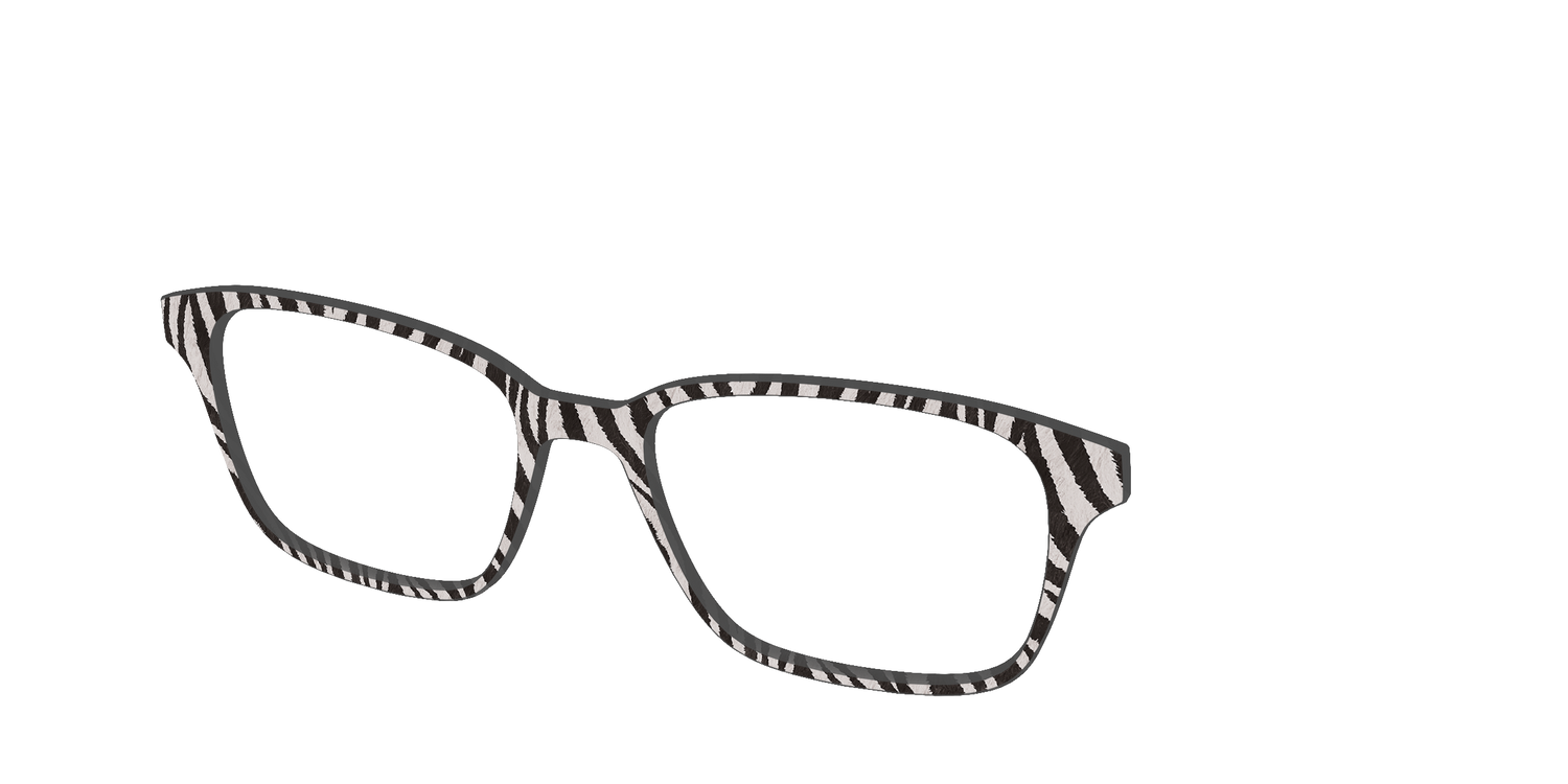 The Zebra Stripes - Angle Top Image - Pair Eyewear