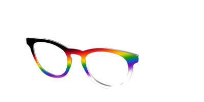 The Ally Gradient - Angle Top Thumbnail - Pair Eyewear