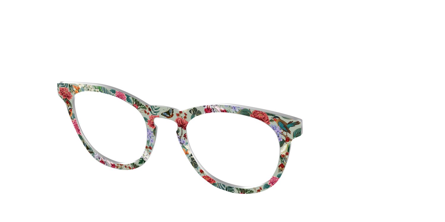 The Antique Floral - Angle Top Image - Pair Eyewear