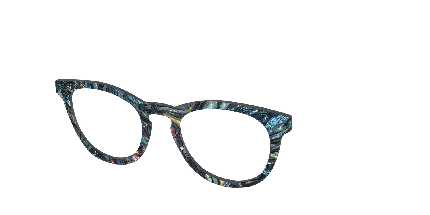 The Ares Bedrock Pearl - Angle Top Image - Pair Eyewear