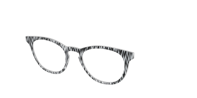 The B&W Chevron - Angle Top Thumbnail - Pair Eyewear