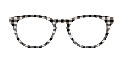 The Black Buffalo Check with Glitter - Front Top Thumbnail - Pair Eyewear