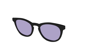 The Black With Celestial Purple Lens - Angle Top Thumbnail - Pair Eyewear