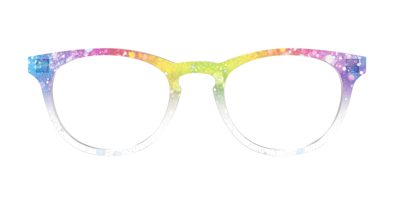 The Bold Bokeh Glitter Crystal - Front Top Image - Pair Eyewear