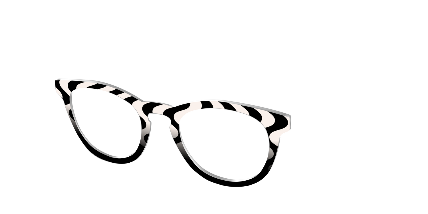 The Bold Waves - Angle Top Image - Pair Eyewear