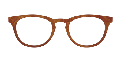 The Burnt Orange Basketweave - Front Top Thumbnail - Pair Eyewear