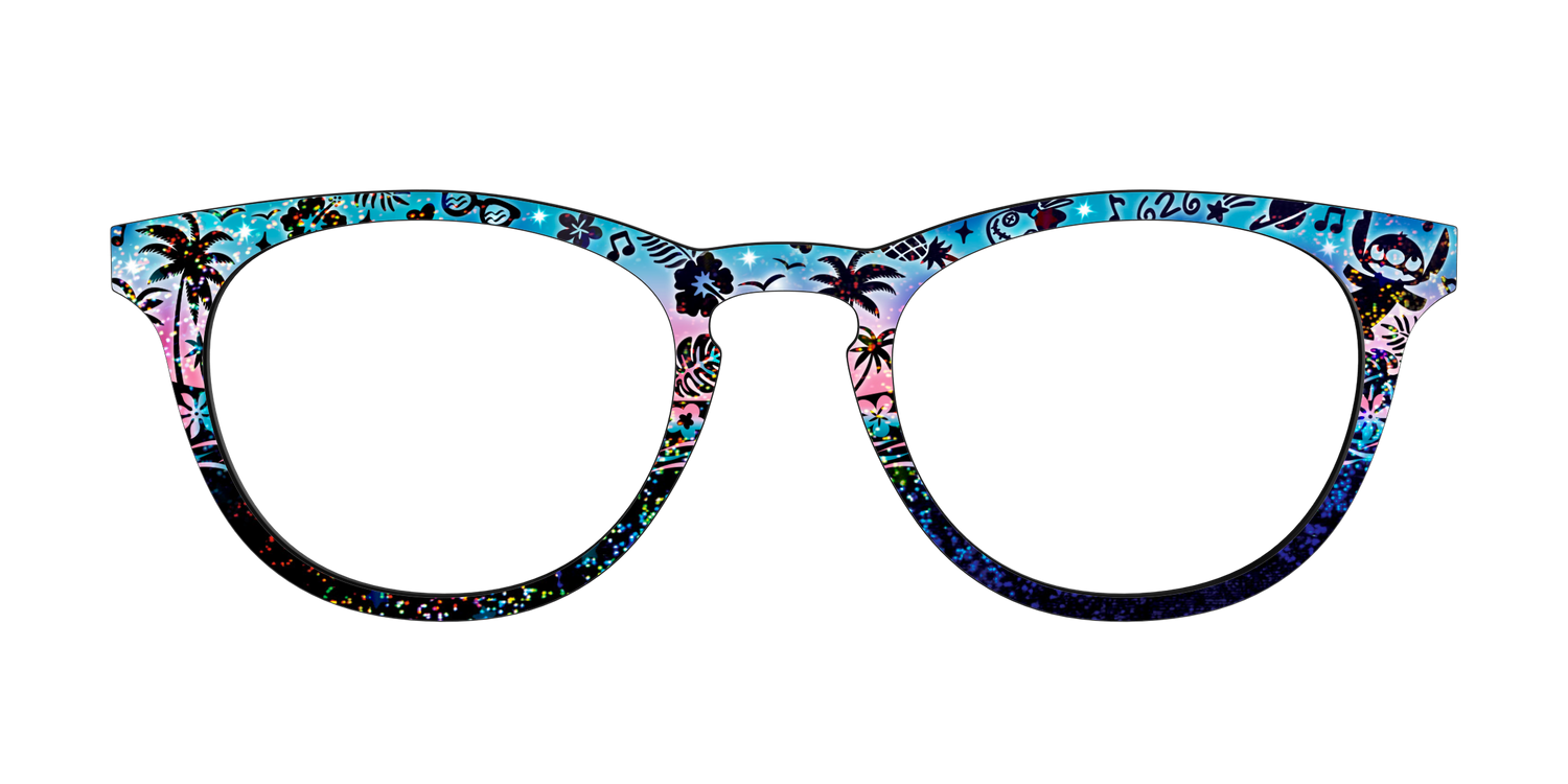 Catching Waves After Dark Holographic - Front Top Image - Pair Eyewear