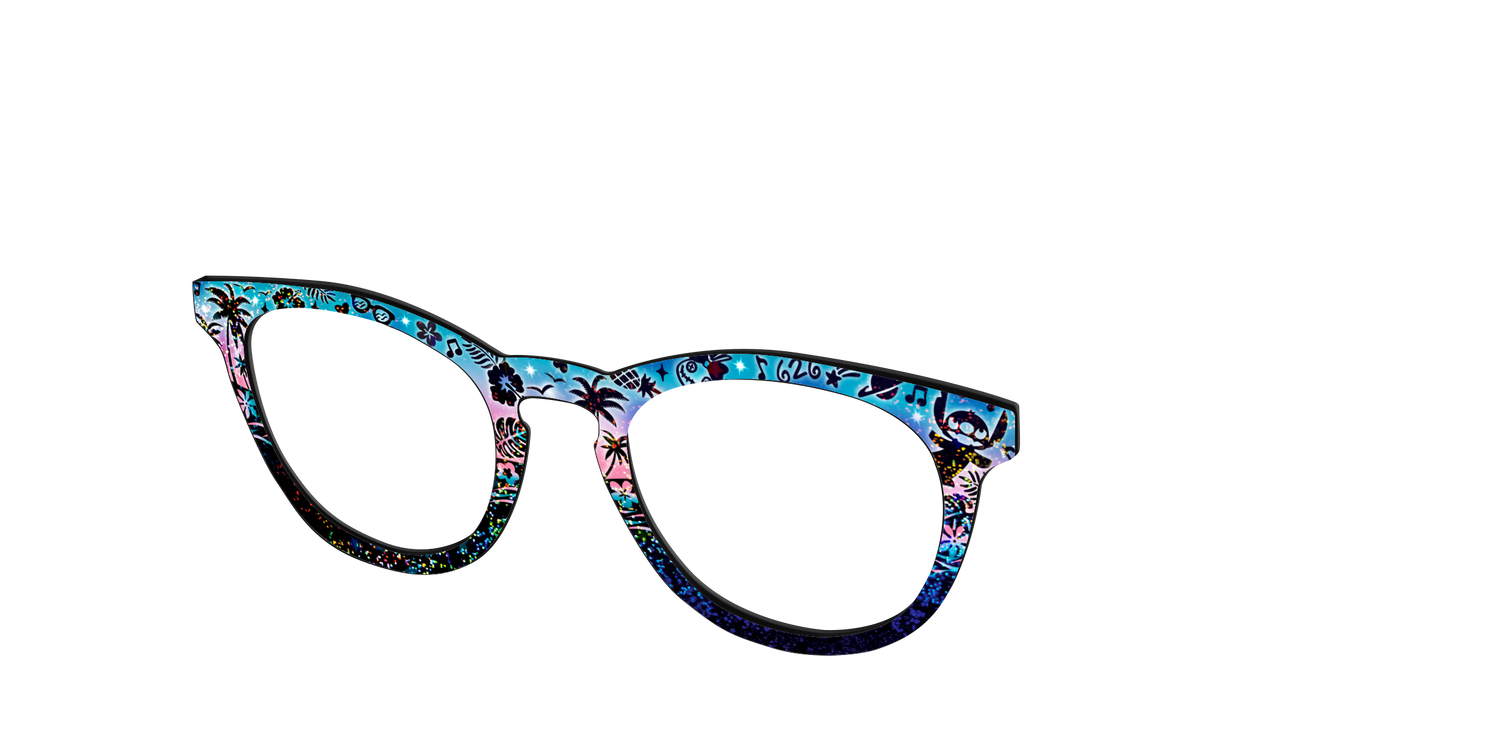 Catching Waves After Dark Holographic - Angle Top Image - Pair Eyewear