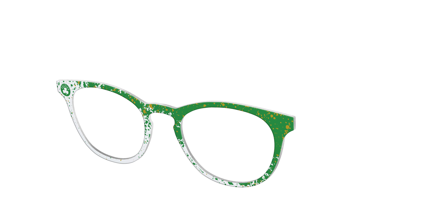 Celtics Splatter - Angle Top Image - Pair Eyewear