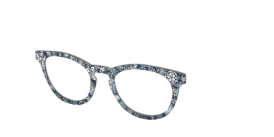 The Christmas Town Snow Globe with Holographic Glitter - Angle Top Thumbnail - Pair Eyewear