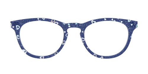 The Denim Heart Glitter Crystal - Pair Eyewear