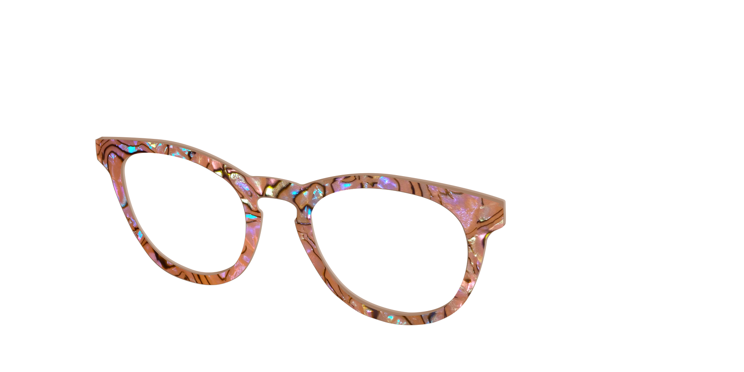 The Desert Isle Pearl Marble - Angle Top Image - Pair Eyewear