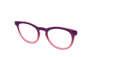 The Desert To Dusk Gradient Crystal - Angle Top Thumbnail - Pair Eyewear