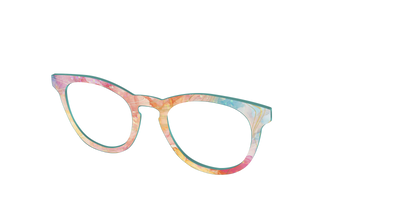The Dyed Egg with Gold Foil - Angle Top Thumbnail - Pair Eyewear