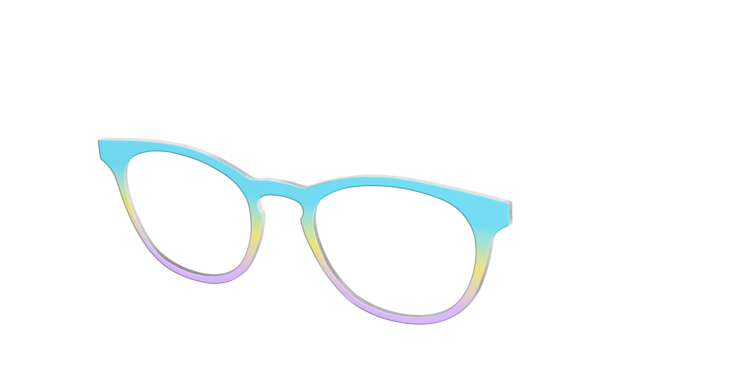 The Egg-cellent Gradient - Angle Top Image - Pair Eyewear