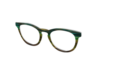 The Emerald Gradient Horn - Angle Top Thumbnail - Pair Eyewear