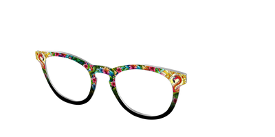 The Flamingo Stained Glass - Angle Top Thumbnail - Pair Eyewear