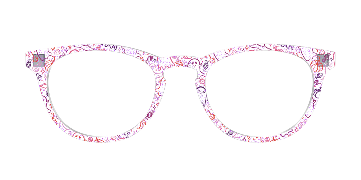 The Frightfully Fun Doodles Crystal - Front Top Image - Pair Eyewear