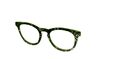 The Hazel Pearl Marble - Angle Top Thumbnail - Pair Eyewear