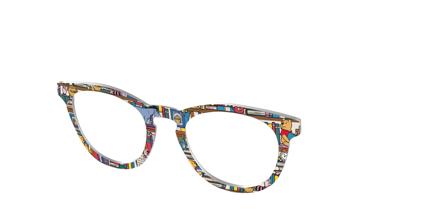 Hundred Acre Bookshelf - Angle Top Image - Pair Eyewear