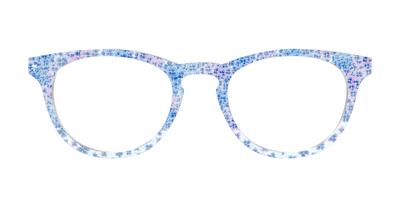 The Hydrangea Confetti Crystal with Gold Foil - Front Top Thumbnail - Pair Eyewear