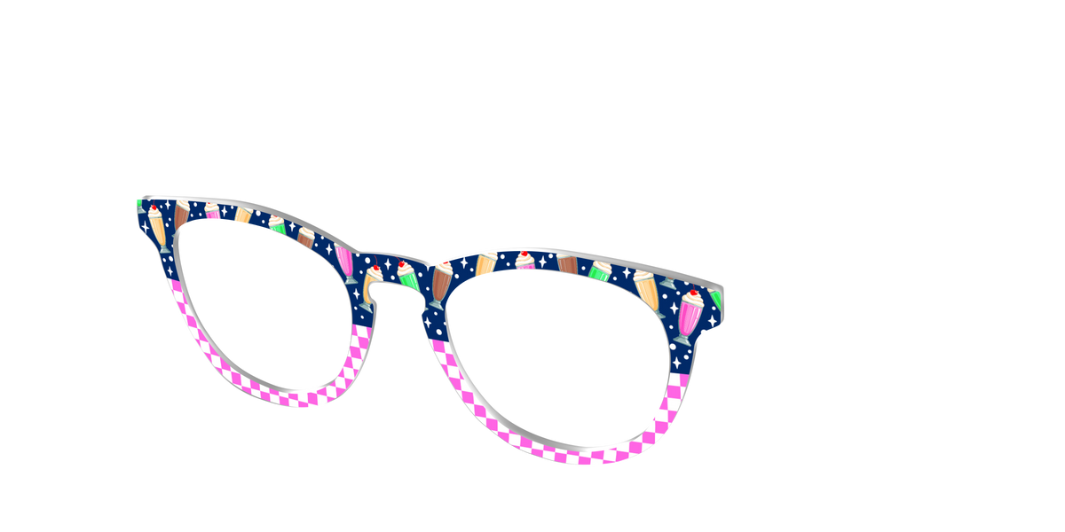 The Ice Cream Social Split - Angle Top Image - Pair Eyewear