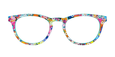 The Imaginative Tortoise with Bubble Glitter - Front Top Thumbnail - Pair Eyewear