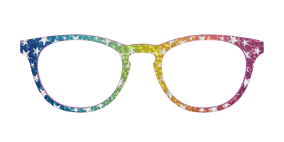 The Iridescent Rainbow Stars - Front Top Thumbnail - Pair Eyewear