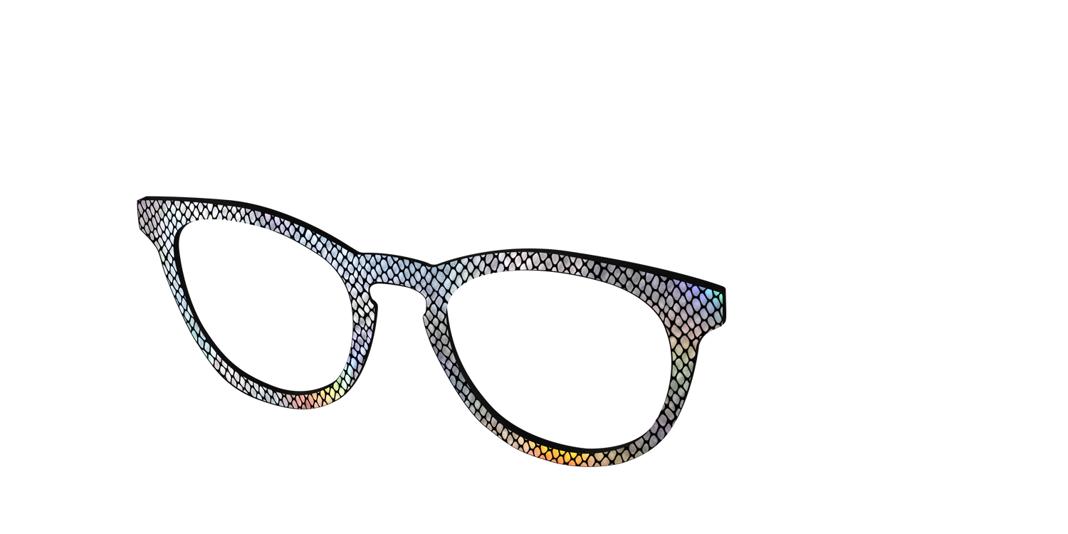 The Iridescent Serpent - Angle Top Image - Pair Eyewear