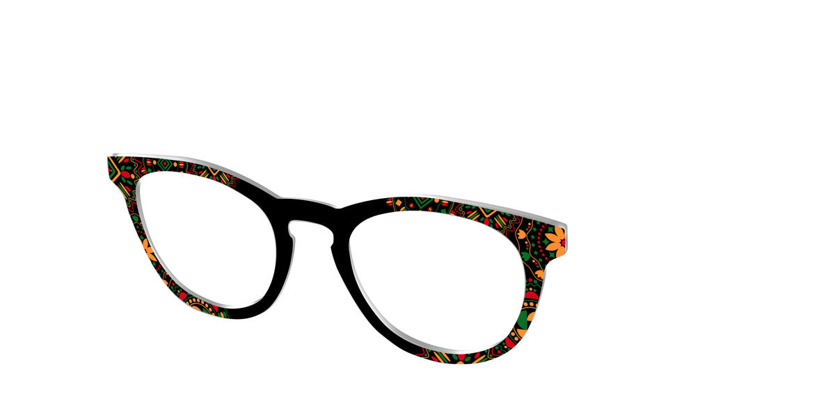 The Kwanzaa Medallion - Angle Top Image - Pair Eyewear