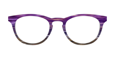 The Lilac Gradient Horn - Front Top Thumbnail - Pair Eyewear