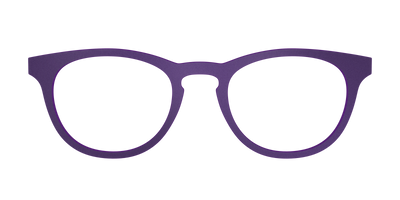 The Matte Eggplant - Front Top Thumbnail - Pair Eyewear