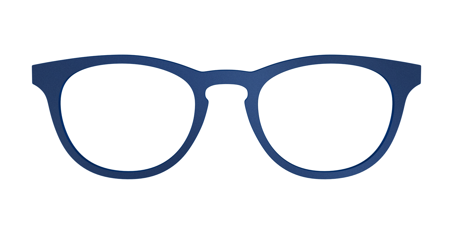 The Matte Navy - Front Top Image - Pair Eyewear