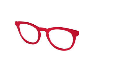 The Matte Red - Angle Top Thumbnail - Pair Eyewear