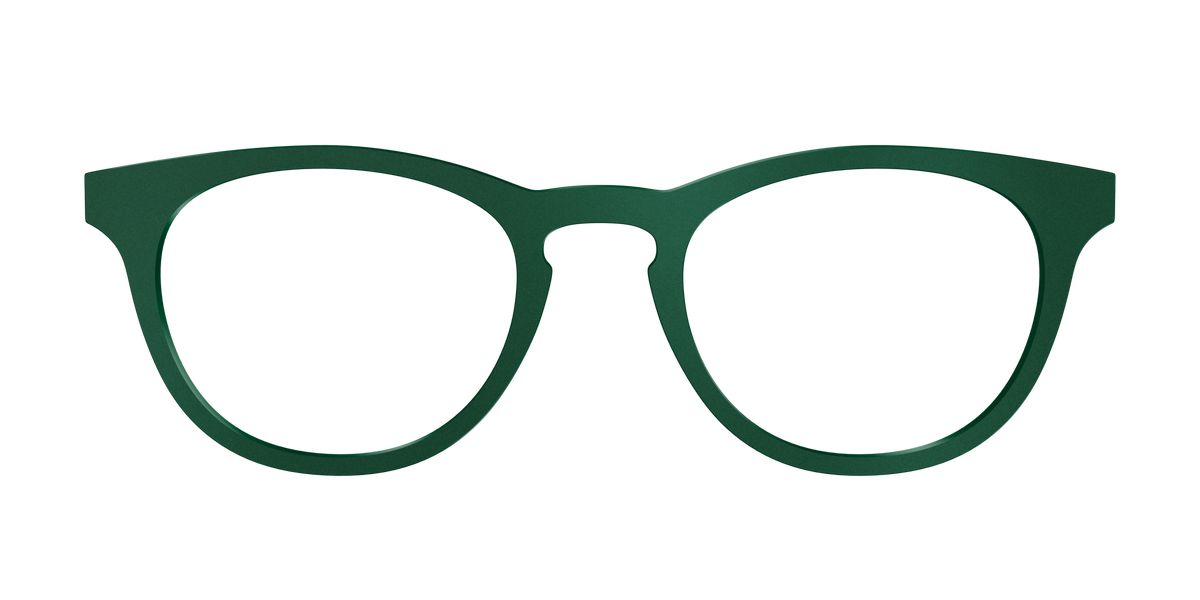 The Matte Spruce - Front Top Image - Pair Eyewear