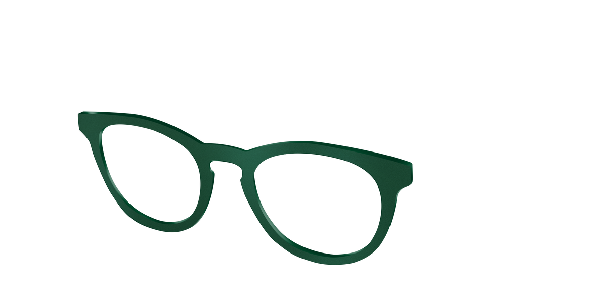 The Matte Spruce - Angle Top Image - Pair Eyewear